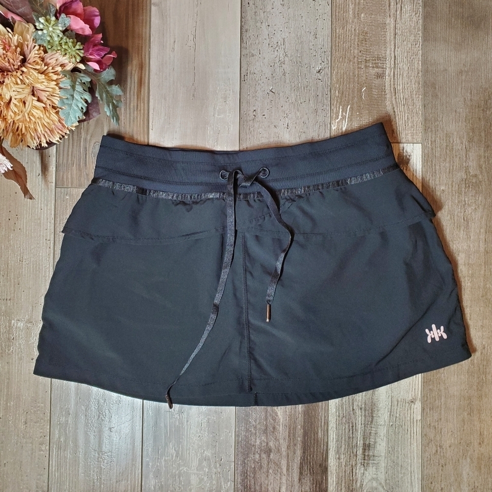Kyodan Black Women's Golf Pickleball Tennis Skort Skirt Size Large